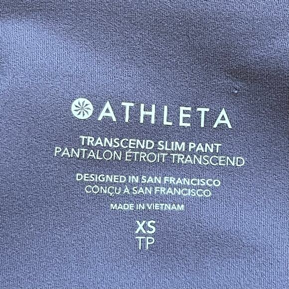 Athleta transcend slim pant flare leggings high waisted dusty purple activewear - Picture 8 of 8